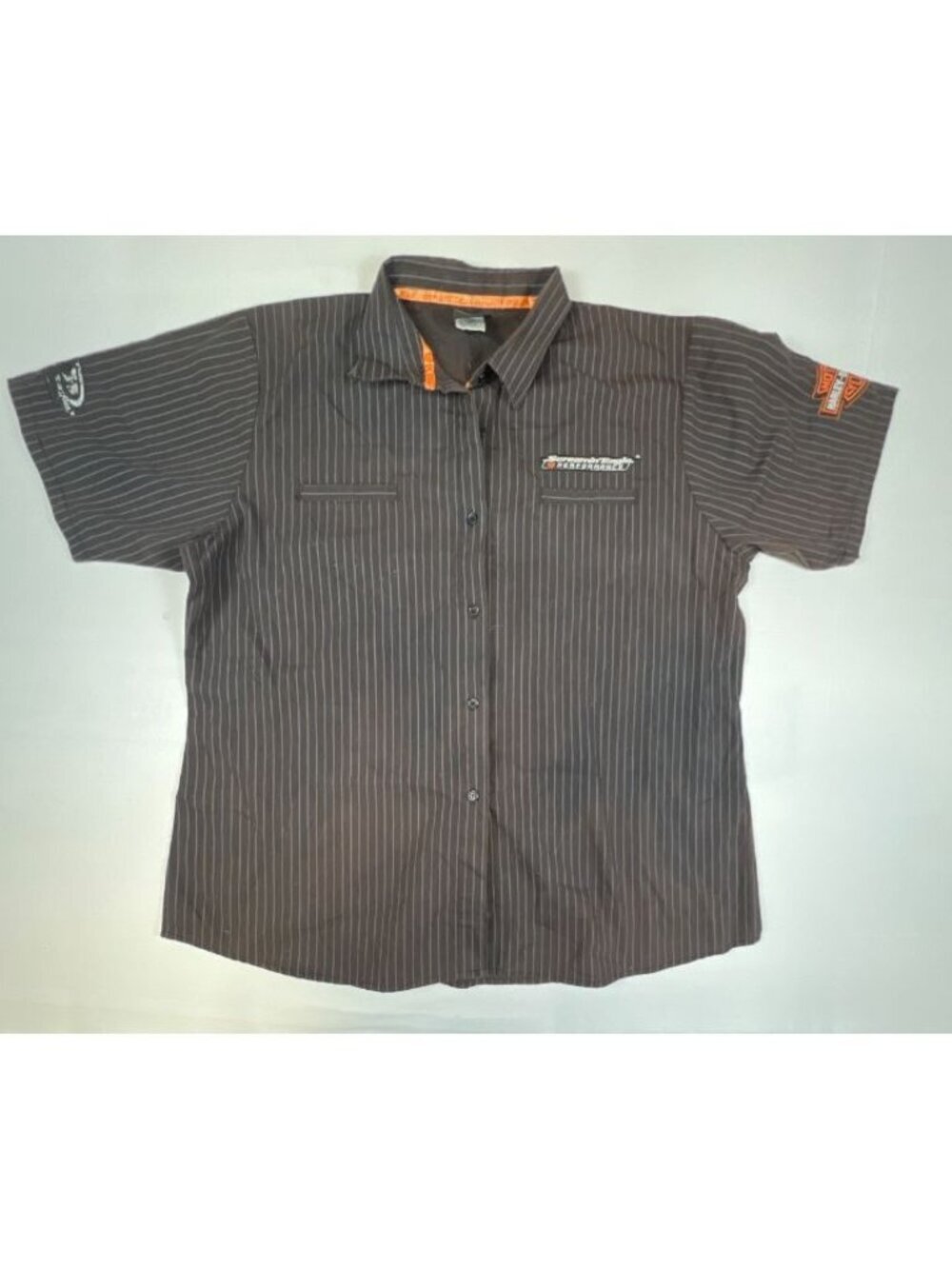 Harley-Davidson Men S Black Striped Screamin' Eagle Performance SS Shirt